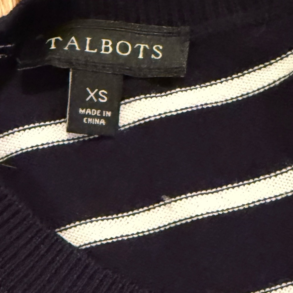 Striped Sweater  Corgi Design w Union Jack Bow tie London British travel Royal - Picture 3 of 6